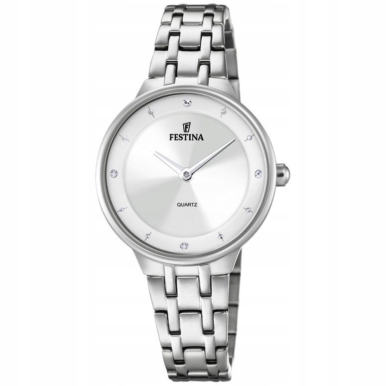 Dámské hodinky Festina F20600-1 Zirkony stříbrné