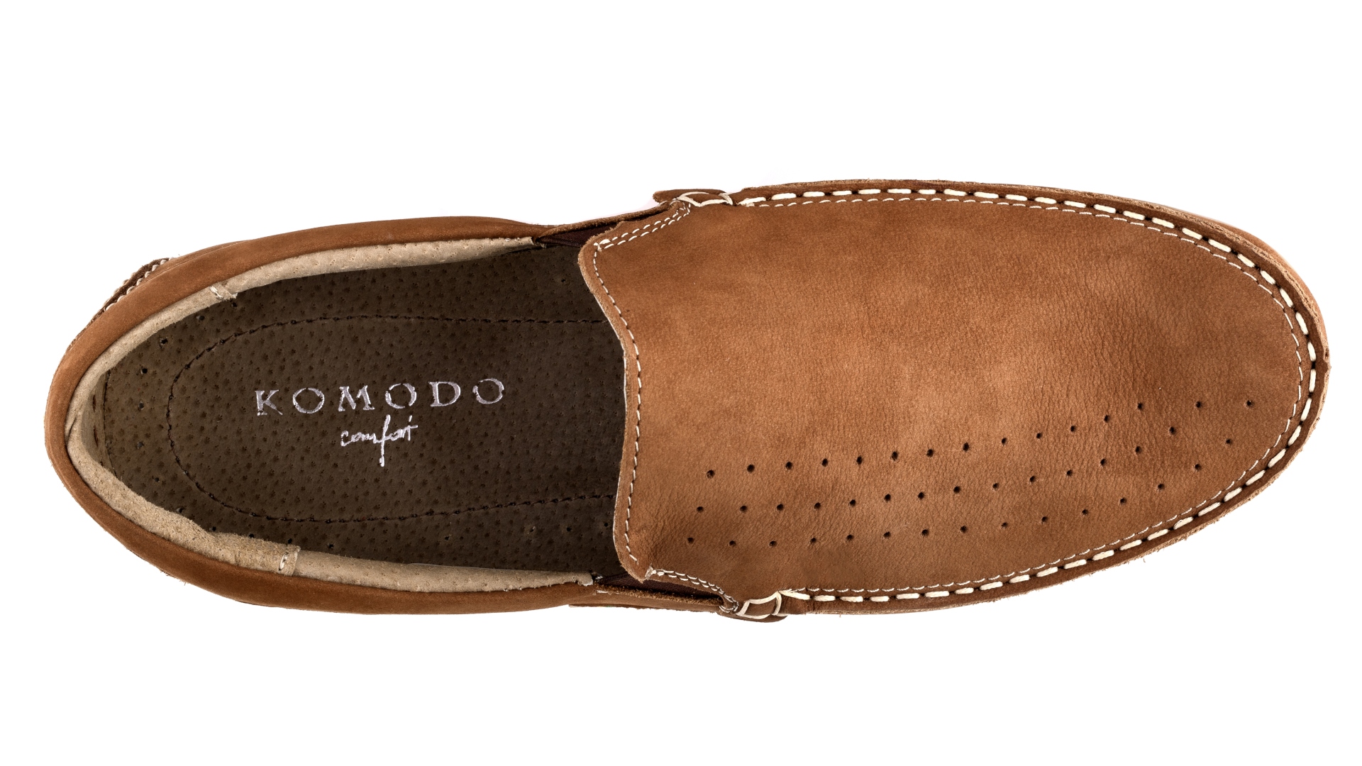 Mokasyny męskie POLSKIE buty skórzane brązowe 42 Kod producenta 890L R 42