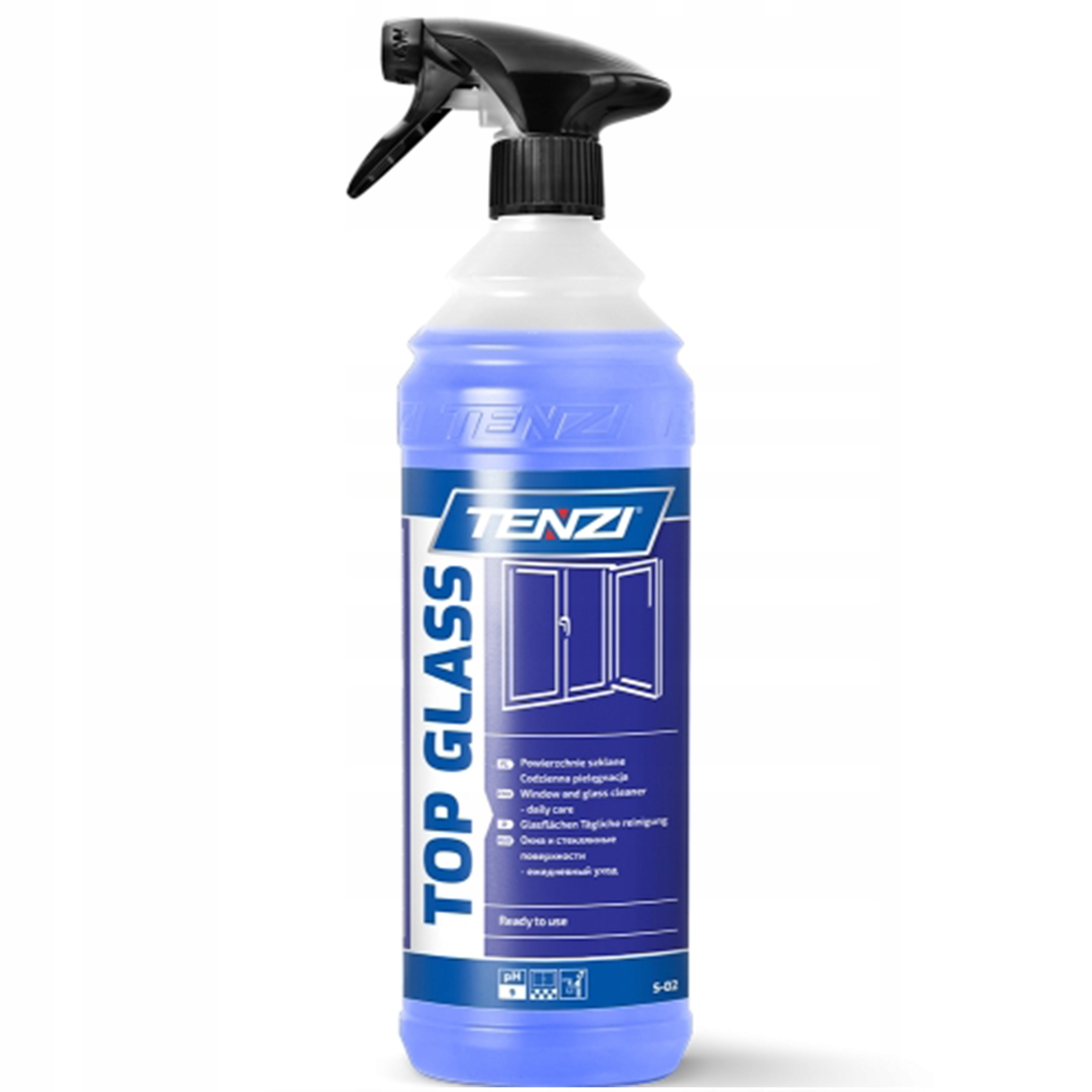 TENZI TOP GLASS SPRAY PŁYN DO MYCIA SZYB LUSTER 1L
