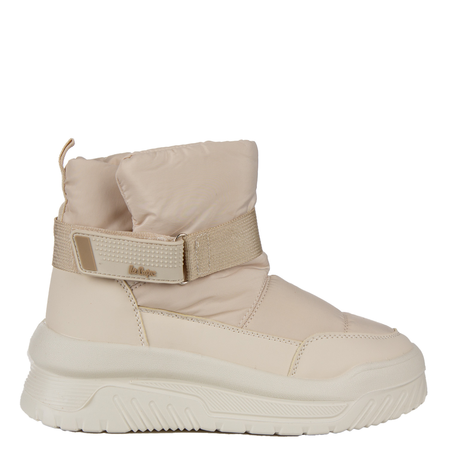 Zimní Boty Lee Cooper Dámské Zateplené Sněhule Fleece Béžové