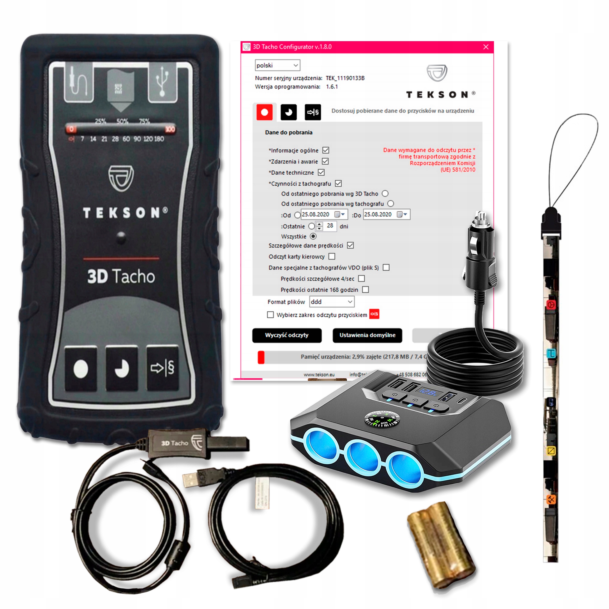 Usb ROZBOČOVAČ|Čtečka|3D textson Tacho|4.0|4.1|G2V2|Program|