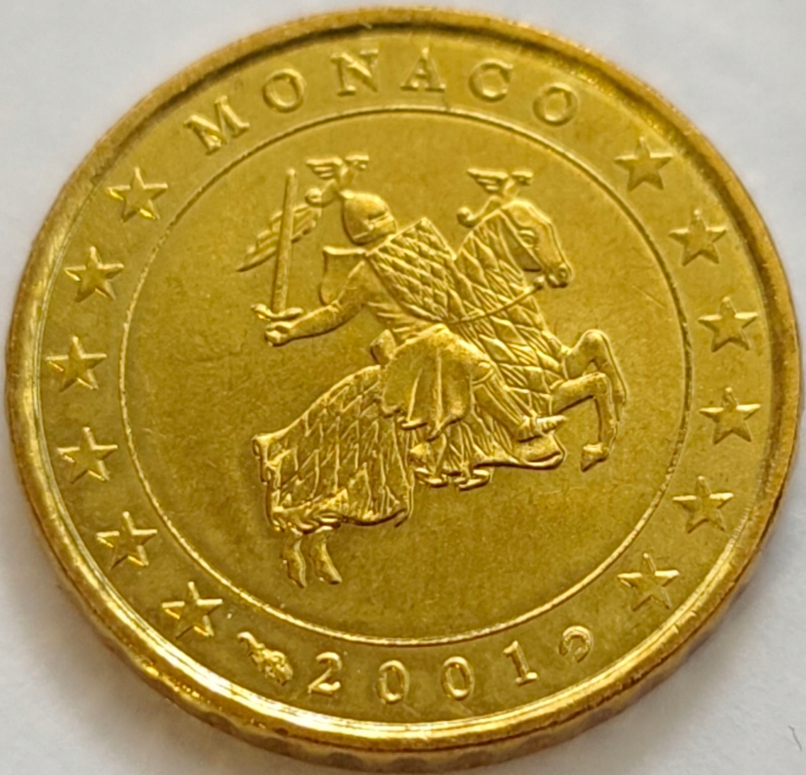 4657 - Monako 10 eurocentów, 2001