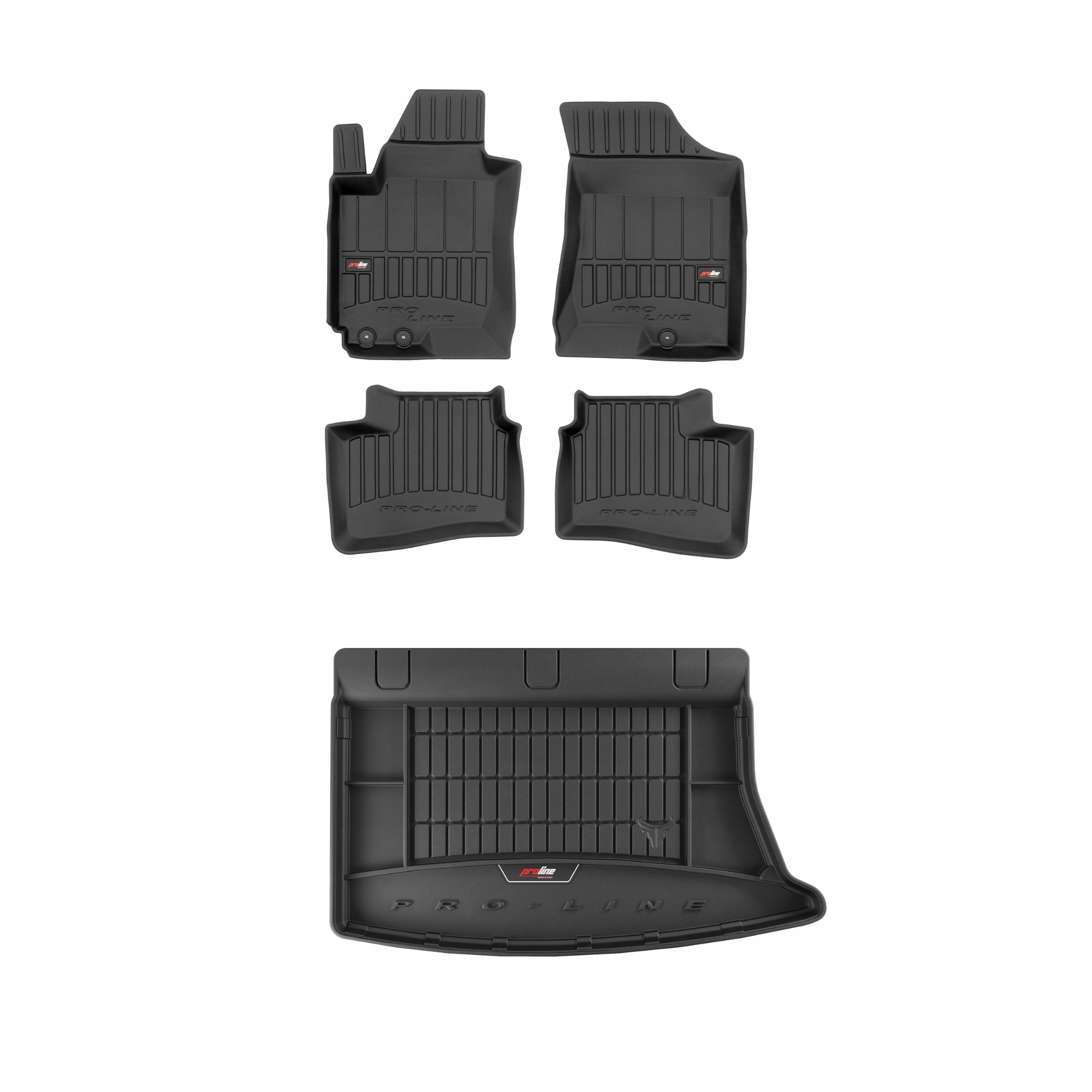 Frogum 3D Sada gumových koberců a rohože s logem pro Hyundai i30 I 2007-2012