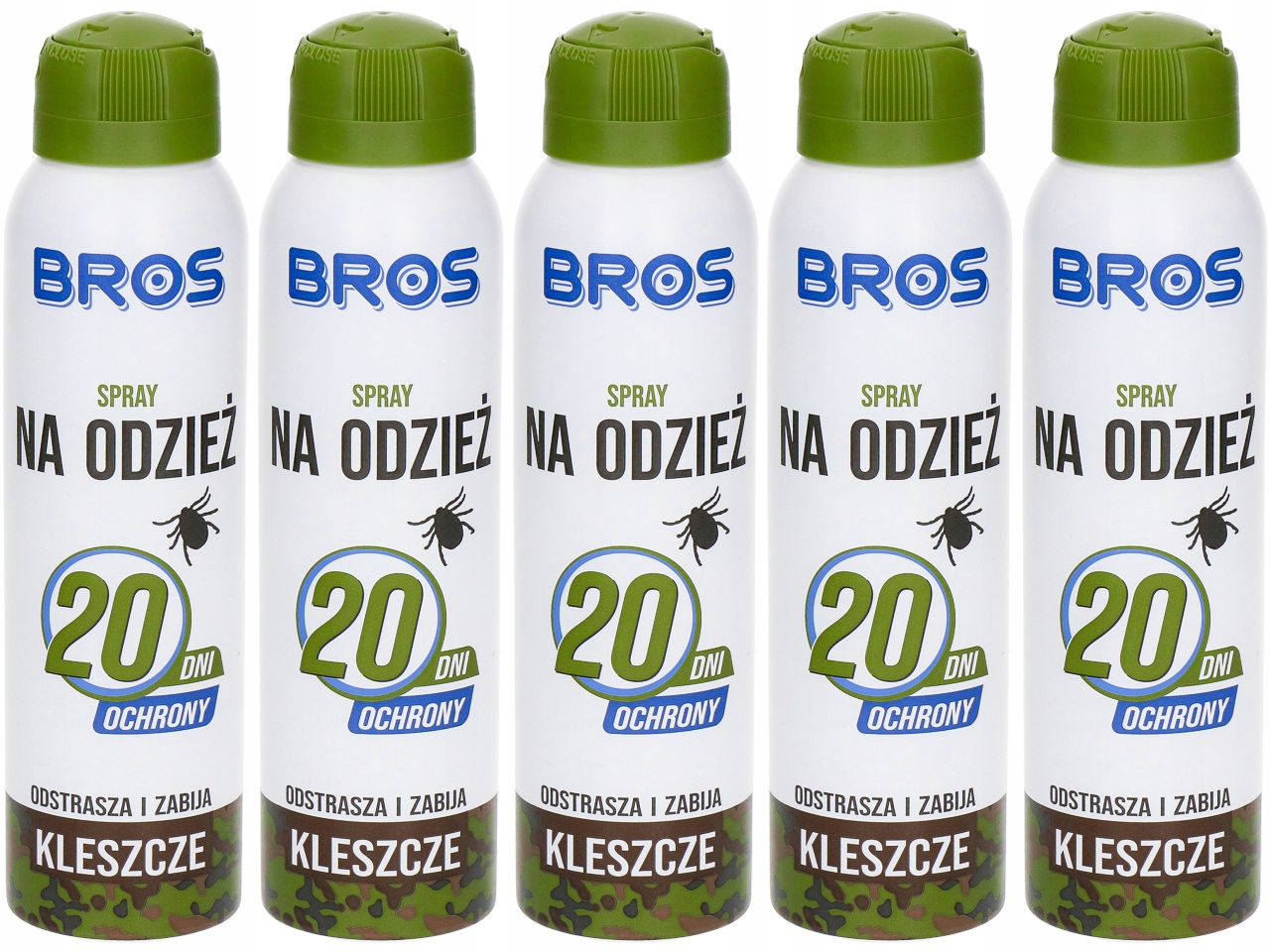 

5x Spray Na Odzież Ubrania Na Kleszcze Komary