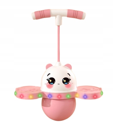 SKOCZEK DLA DZIECI POGO JUMPER ŚWIECĄCY LED RÓŻOWY