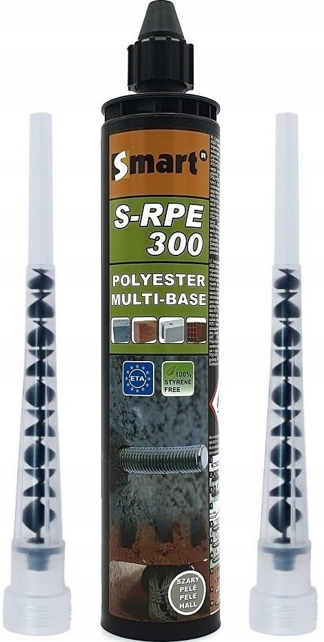 KOTWA CHEMICZNA Poliestrowa 300ml + 2x MIESZADŁO żywica klej zaprawa