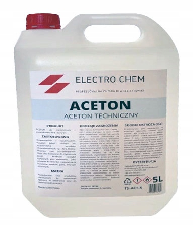 

Aceton Techniczny Electro Chem 5L