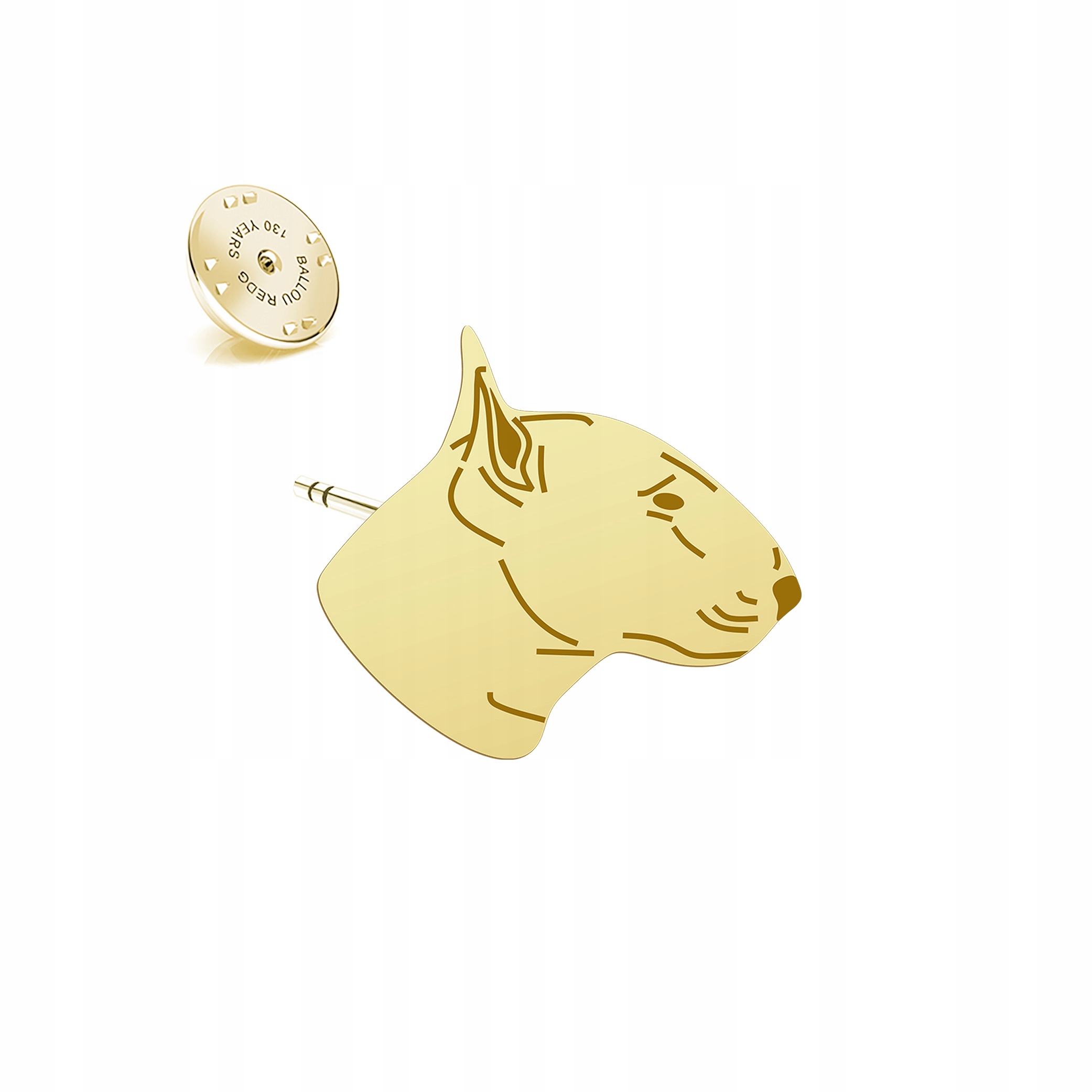 Odznak s bulteriérem Standard 925 Dárek Šperky Dedikace Bonus