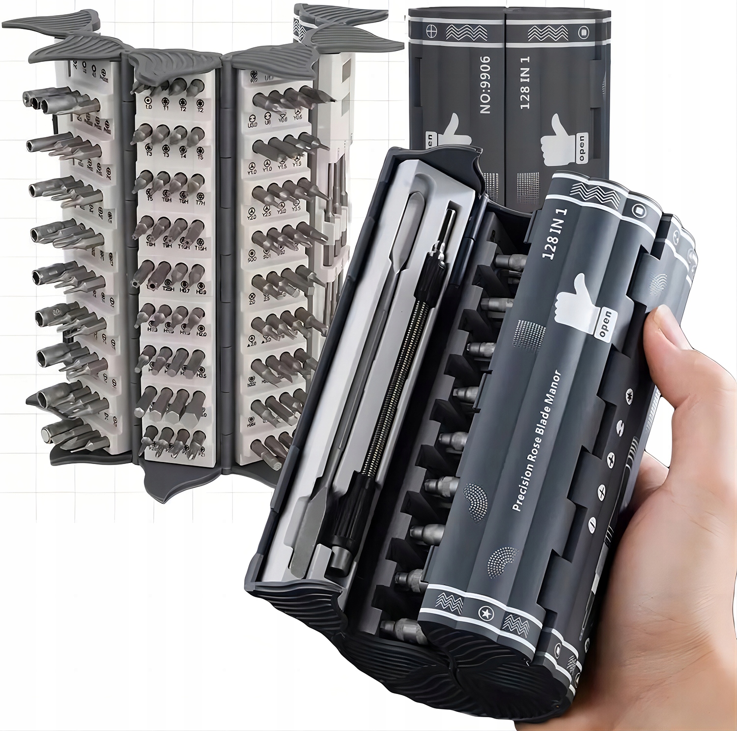 Zestaw Śrubokrętów Precyzyjnych Wkrętaków 128w1