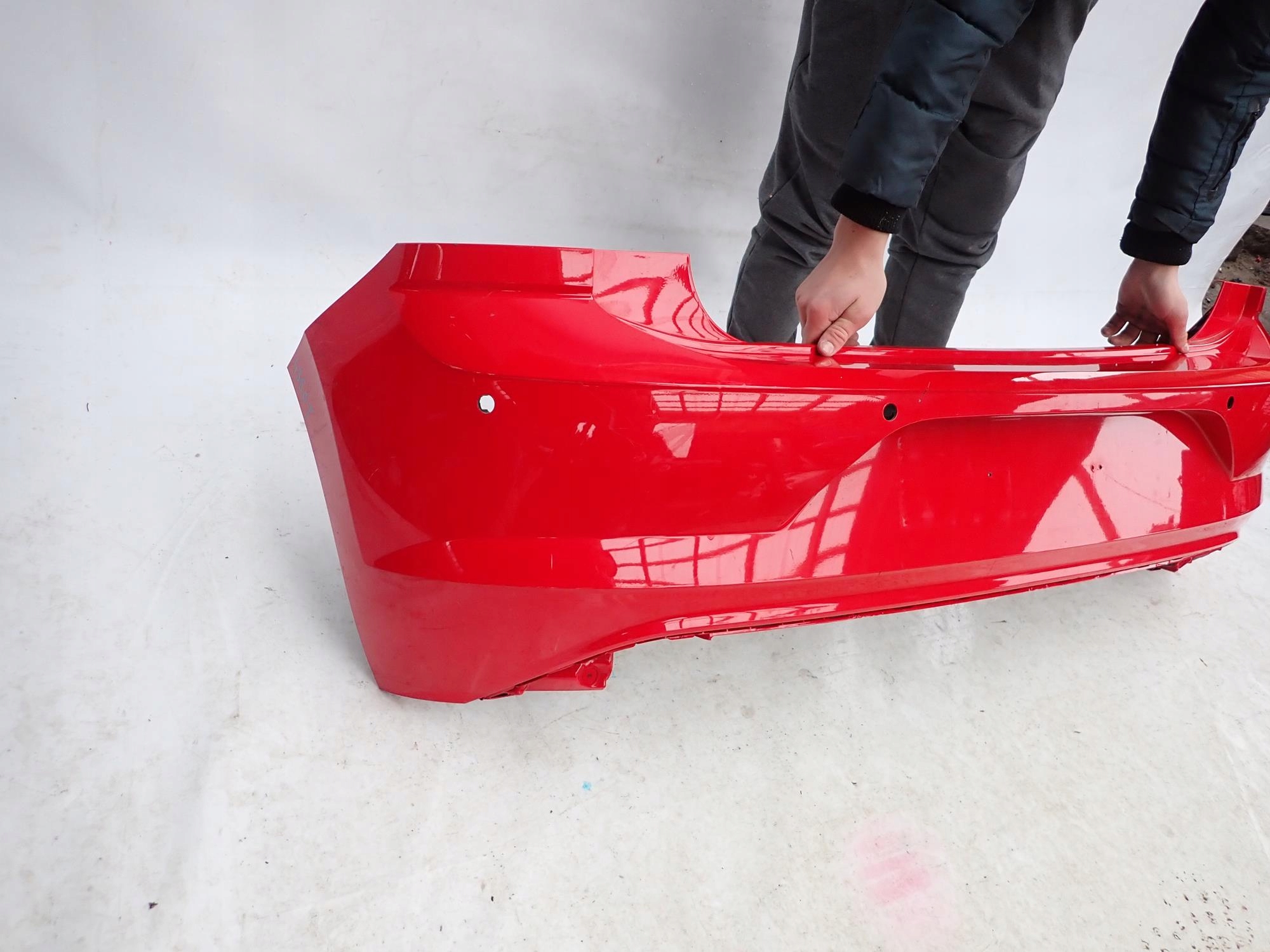 VW POLO VI 6 2G 17-21 bumper rear part rear 4XPDC