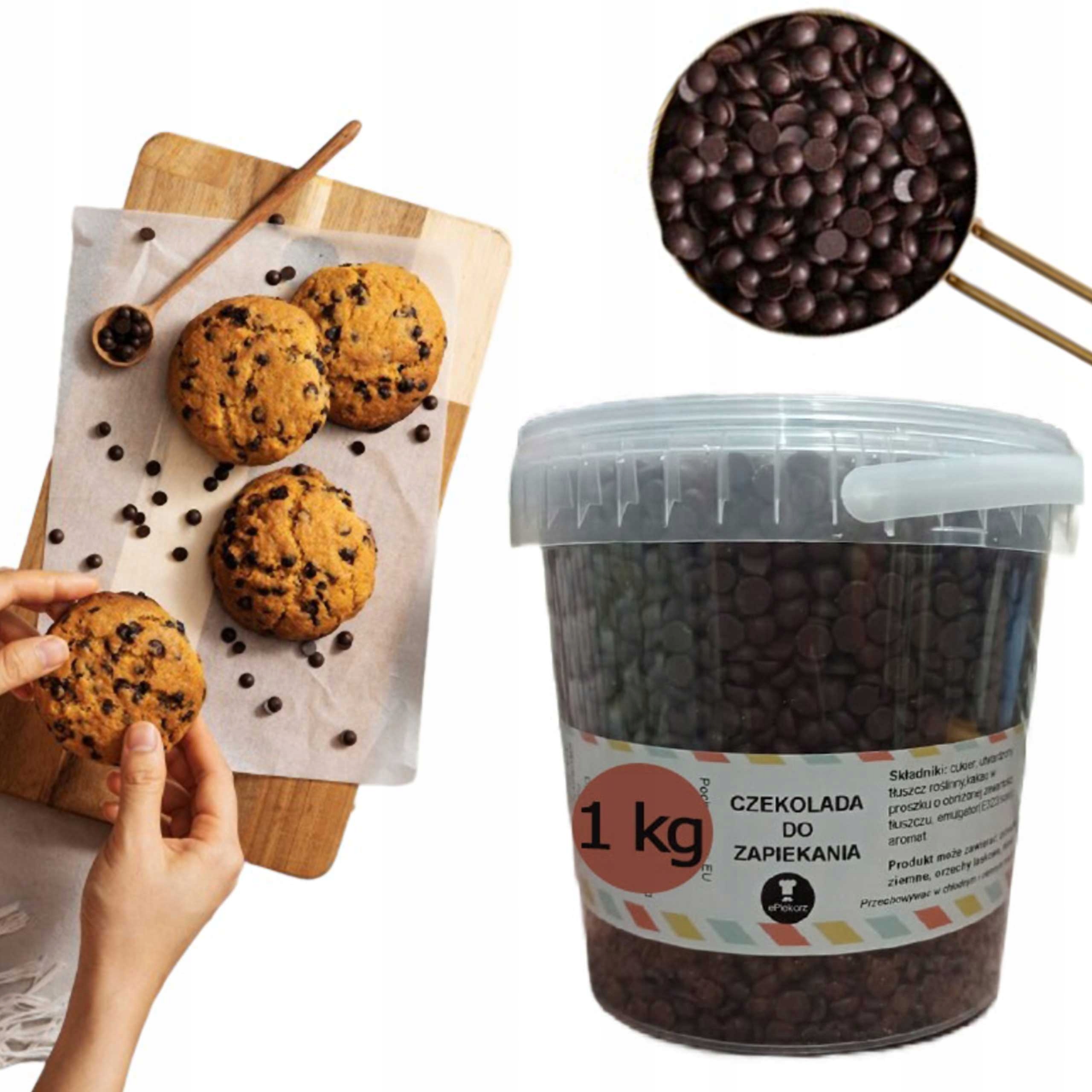 Czekolada Do Zapiekania Nietopliwa Kropelki 1kg