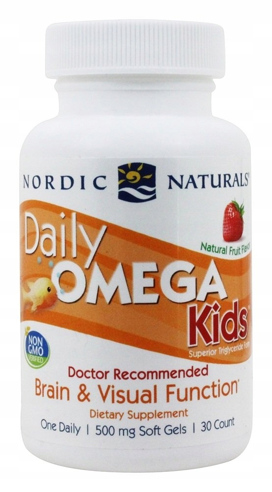 NORDIC NATURALS DAILY OMEGA KIDS 30kap JAHODOVÁ