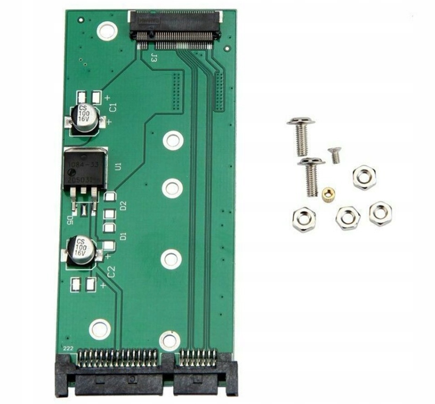 Przejściówka karta Adapter SATA3 M.2 NGFF SATA SSD;