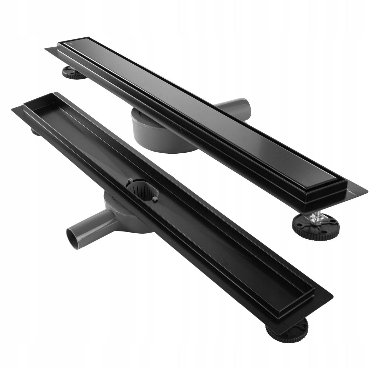 Odtok Lineární odvodnění 70 CM Černý Matný Oboustranný Neox Pro Rea