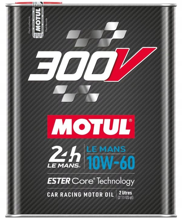 Motul Olej 10W60 2L 300V Ľavý Mans Ester Core Technology