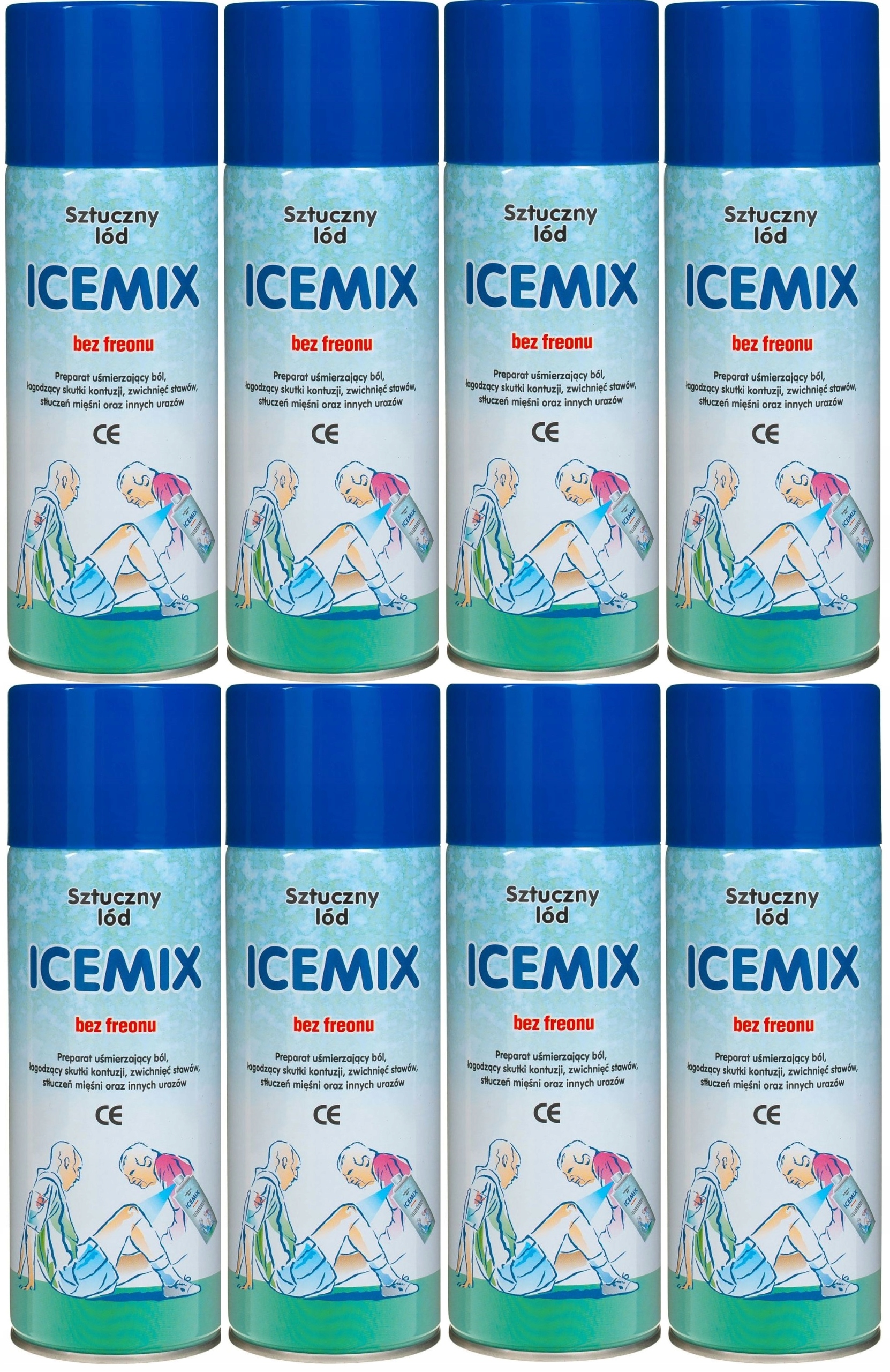 

Icemix Sztuczny Lód Spray Zamrażacz 8x 400ML