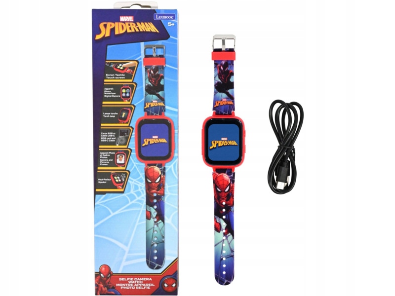 Zabawka zegarek z kamerą Lexibook Spider-Man DMW070SP
