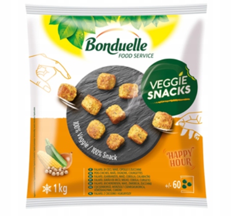 Levně Bonduelle Falafel z cizrny a kukuřice, zmrazený, 1 kg