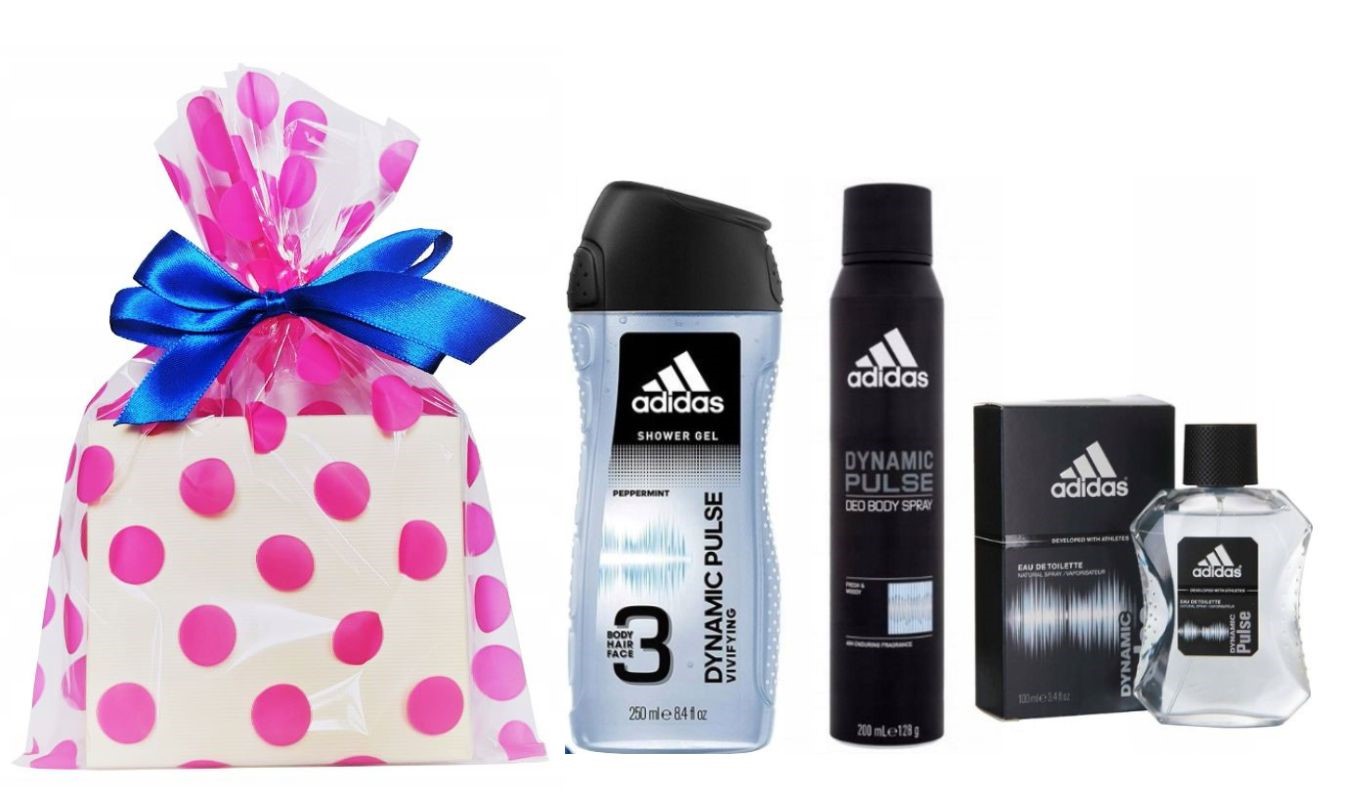 Adidas Dynamic Pulse dárková sada pro muže Gel Deodorant voda