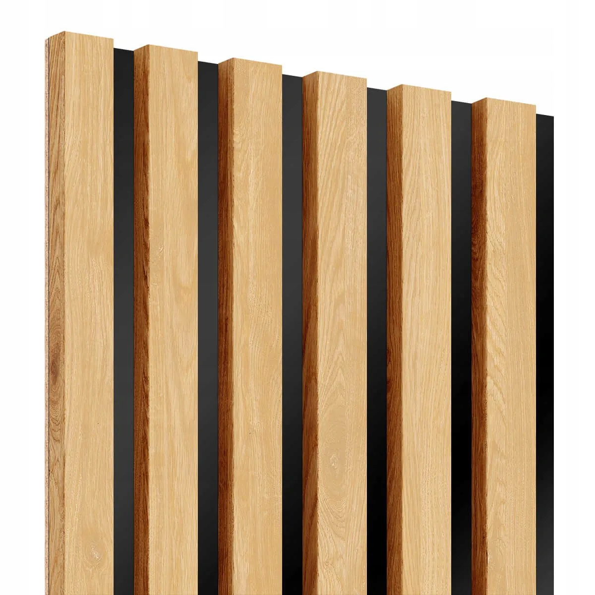 Nástěnné lamely Dub Přírodní Černá Deska 30x275cm