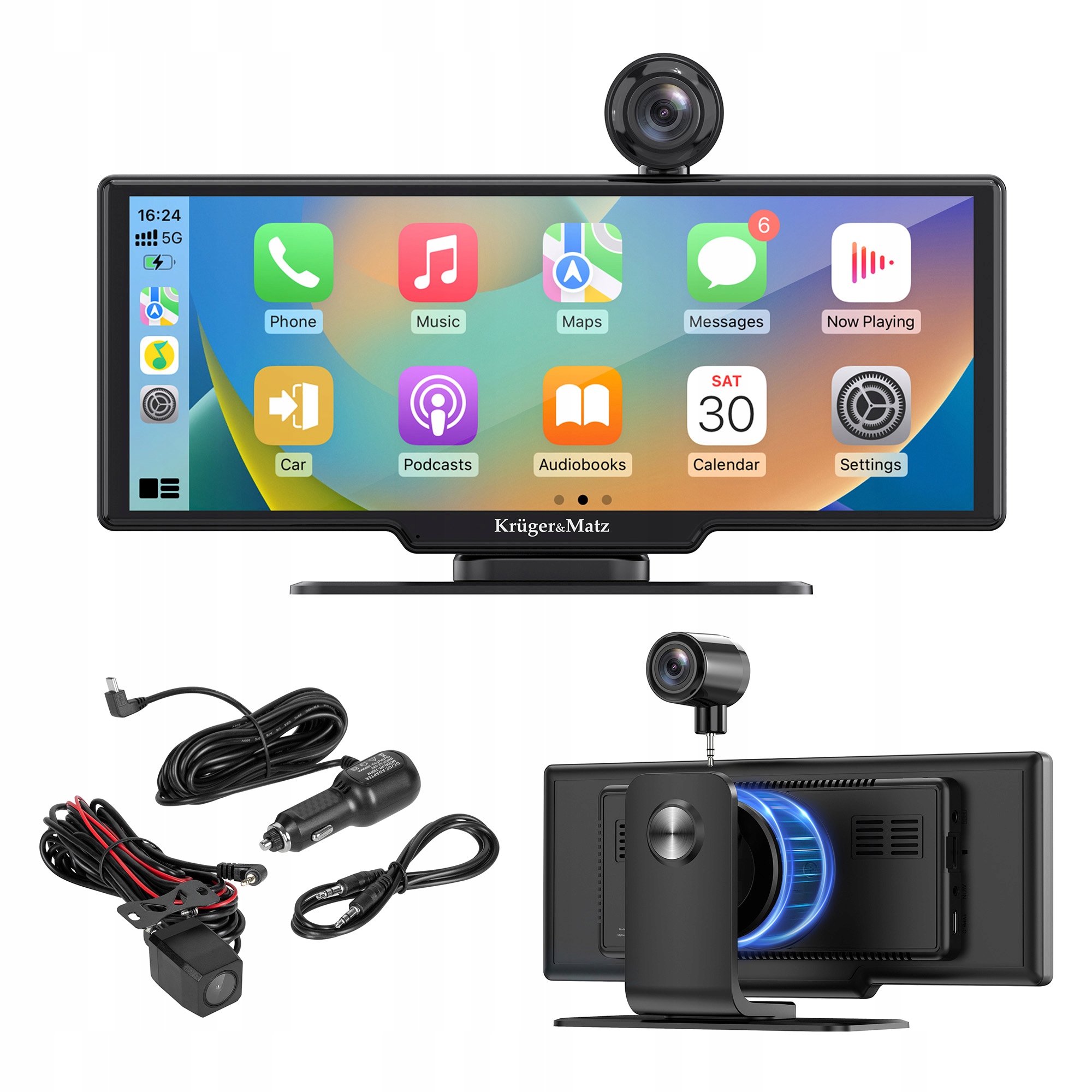 Multimediální stanice 9 Rádio Android Auto Apple Carplay Dvr couvací kamera