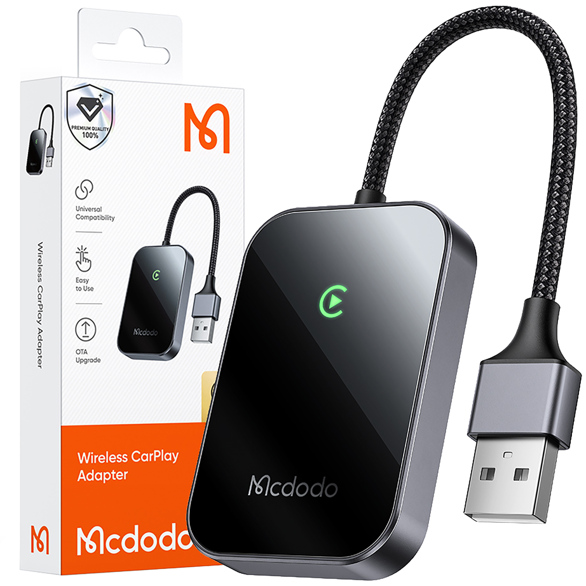 Mcdodo Bezdrôtový Adaptér Pre Apple Carplay Wireless Bluetooth Usb-c