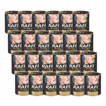 Levně Dolina Noteci Krmivo psa Rafi křepelka 24x 800 g