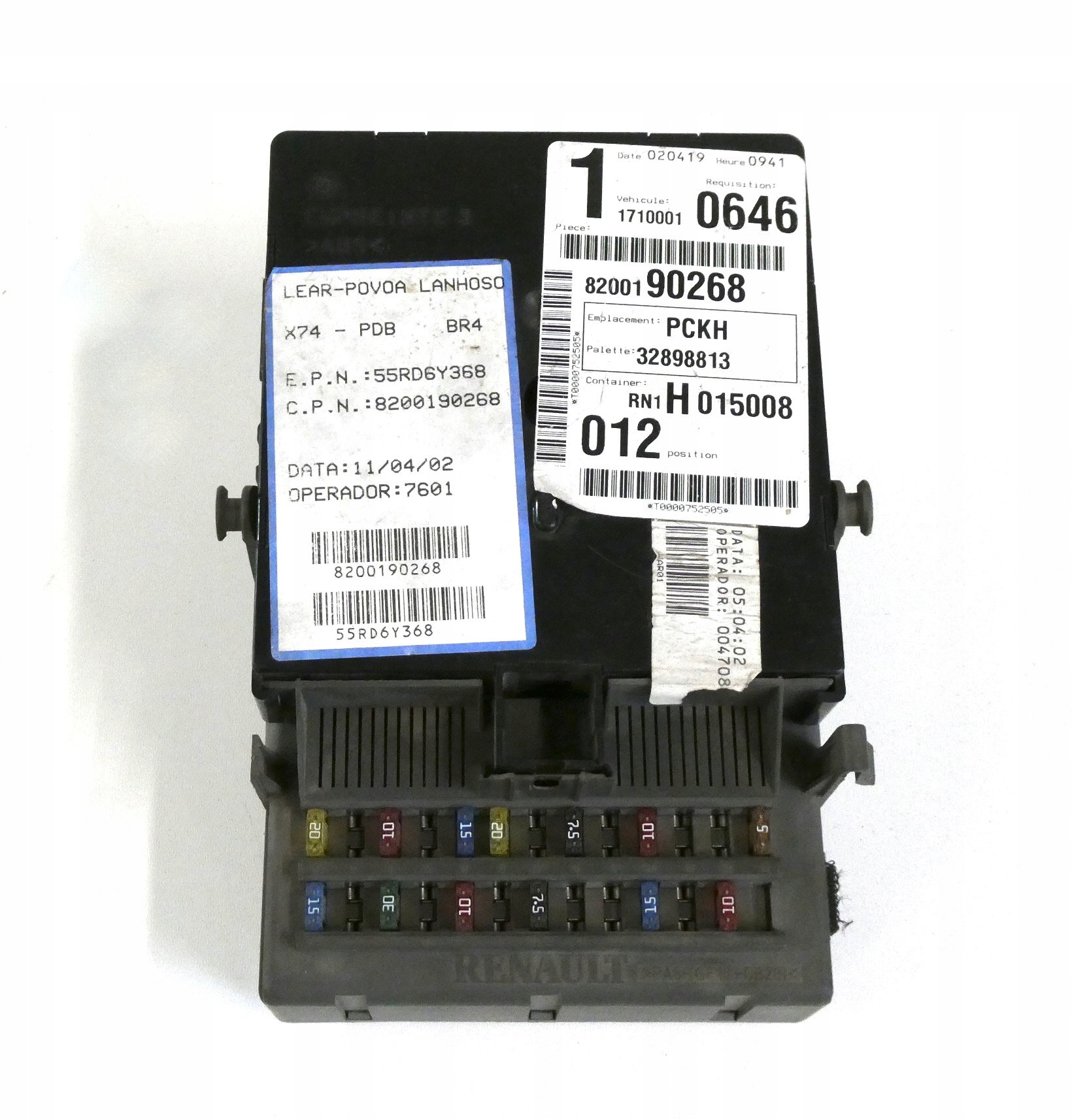 Unité commande confort Module fusibles RENAULT LAGUNA II 2