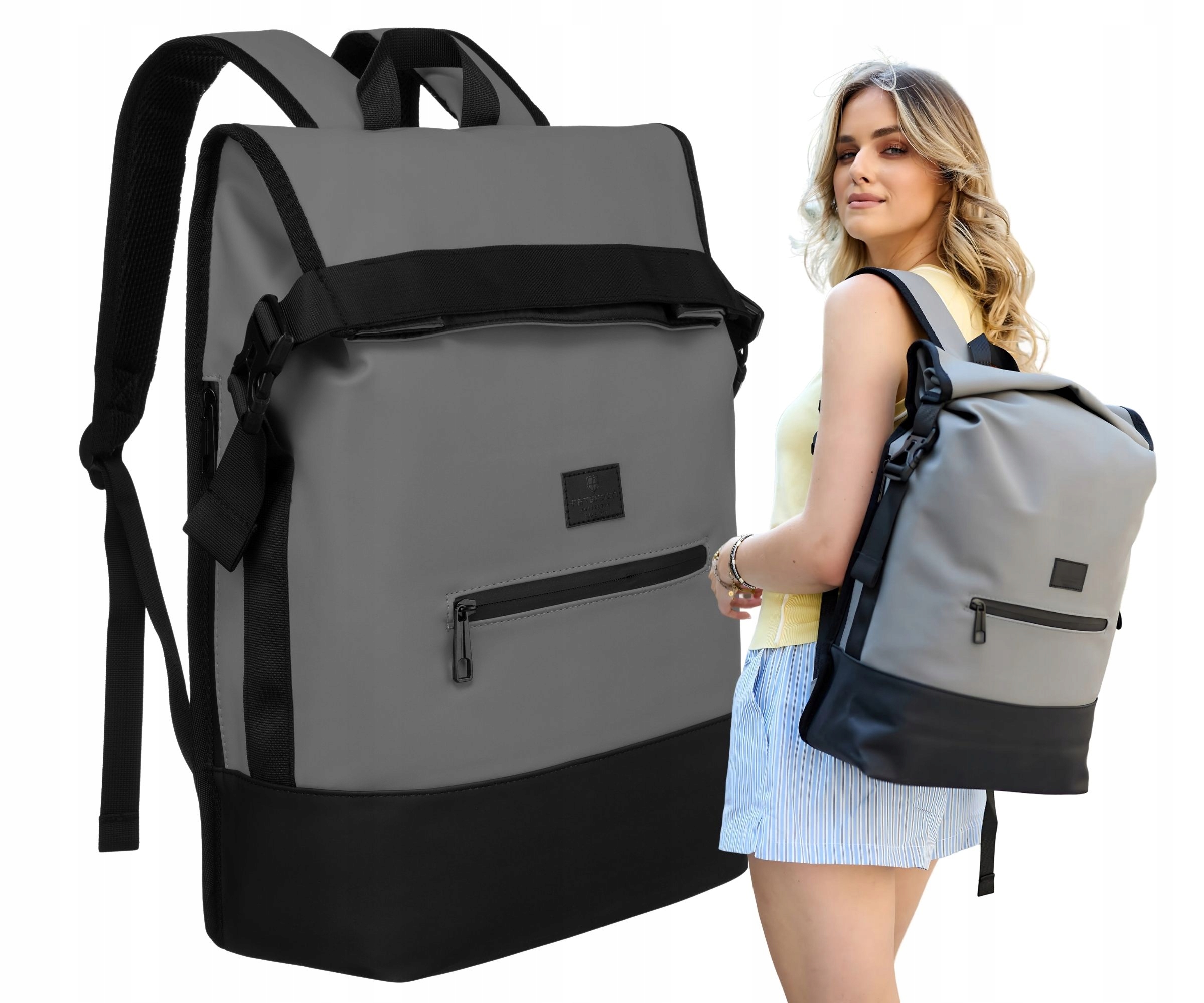 Batoh Peterson městský, voděodolný, prostorný, pro notebook, dokumenty formátu A4