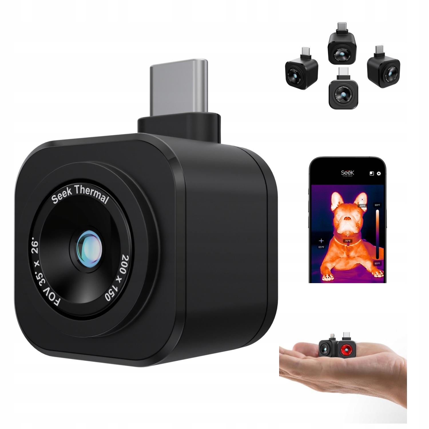 Seek Thermal Nano 200 (Android Usb C), termokamera Cw-dbax