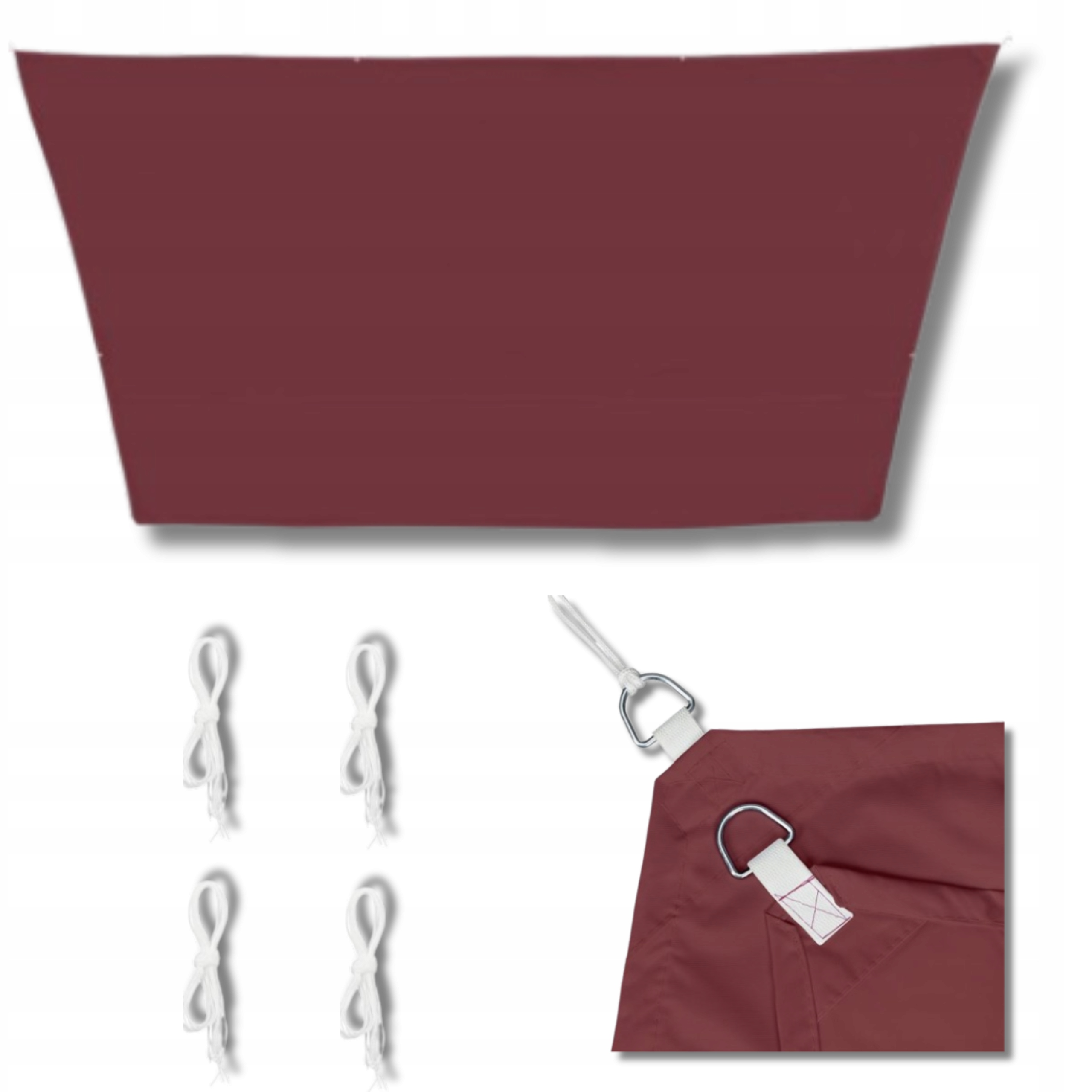 Protislnečná clona Markíza Ochrana pred slnkom Trapezová 3x5.5x4x4 M