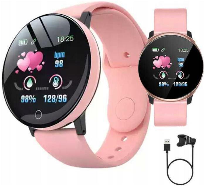 SMARTWATCH ZEGAREK KROKI PULS TĘTNO SMS POŁĄCZENIA