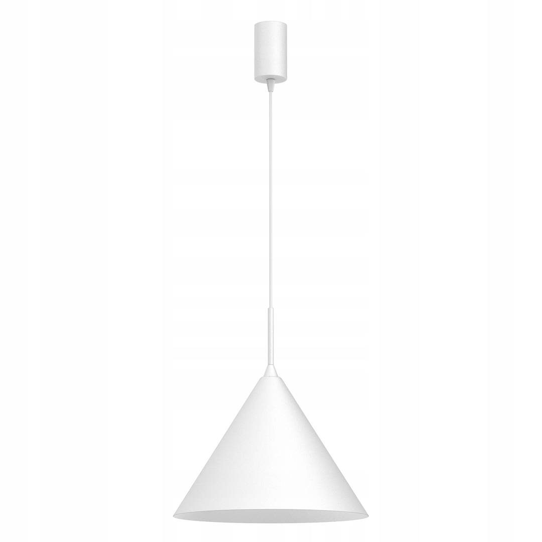 Závěsné svítidlo Capital Bílé Kónické Stínidlo 32cm 1xGX53 Kovové Stropní