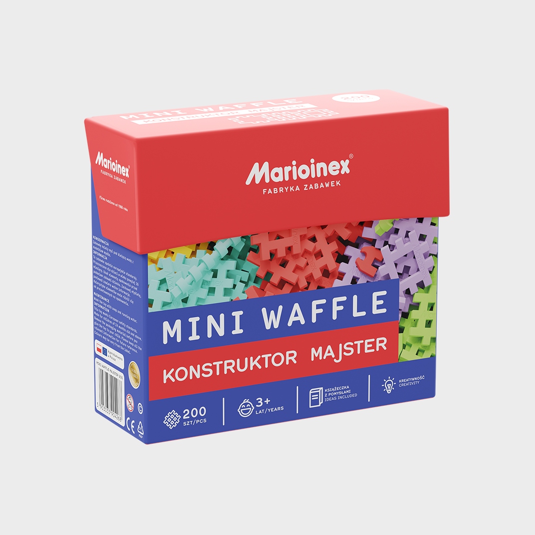 Marioinex mini Wafle 200 Konstruktor Majster