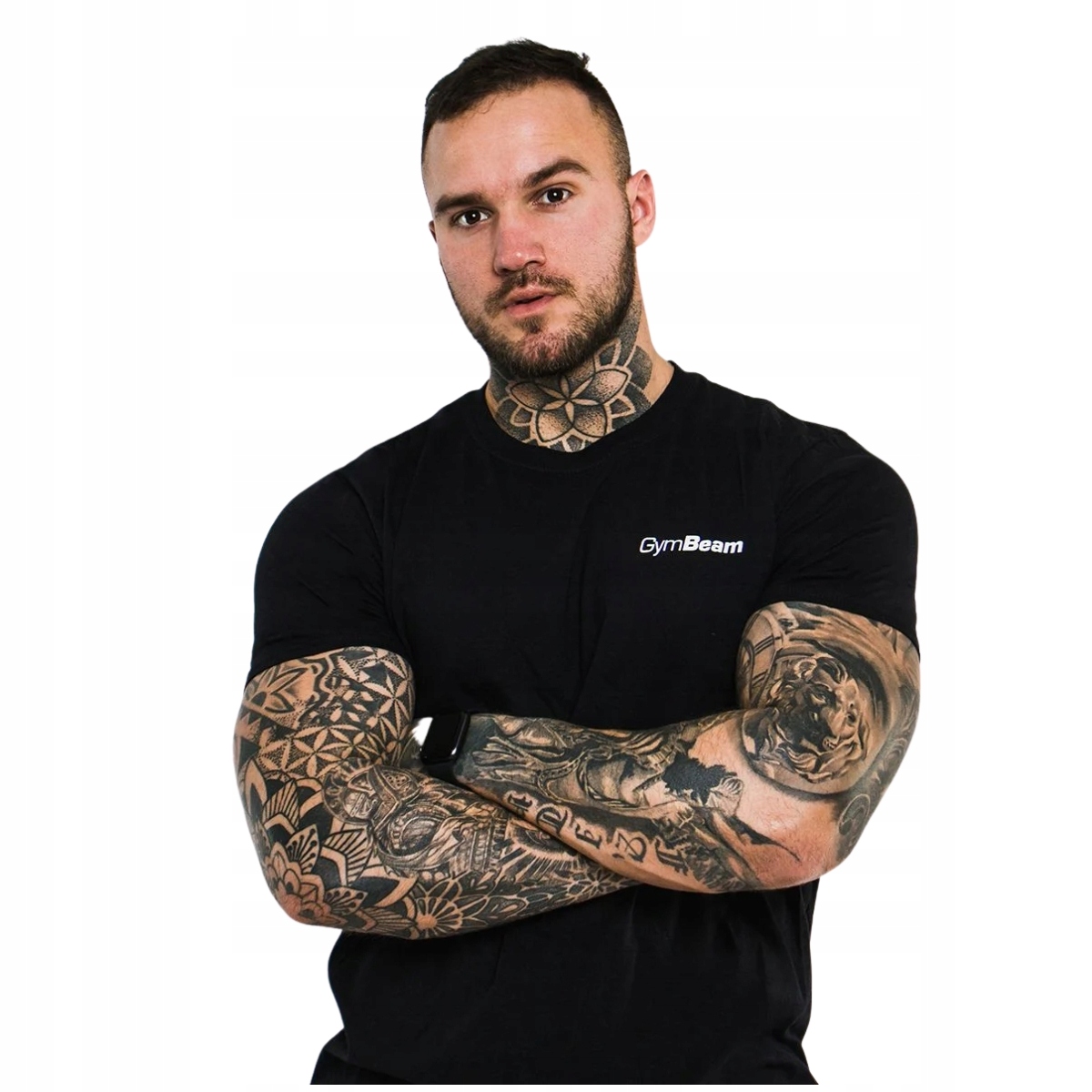 Tričko Basic Black L GymBeam