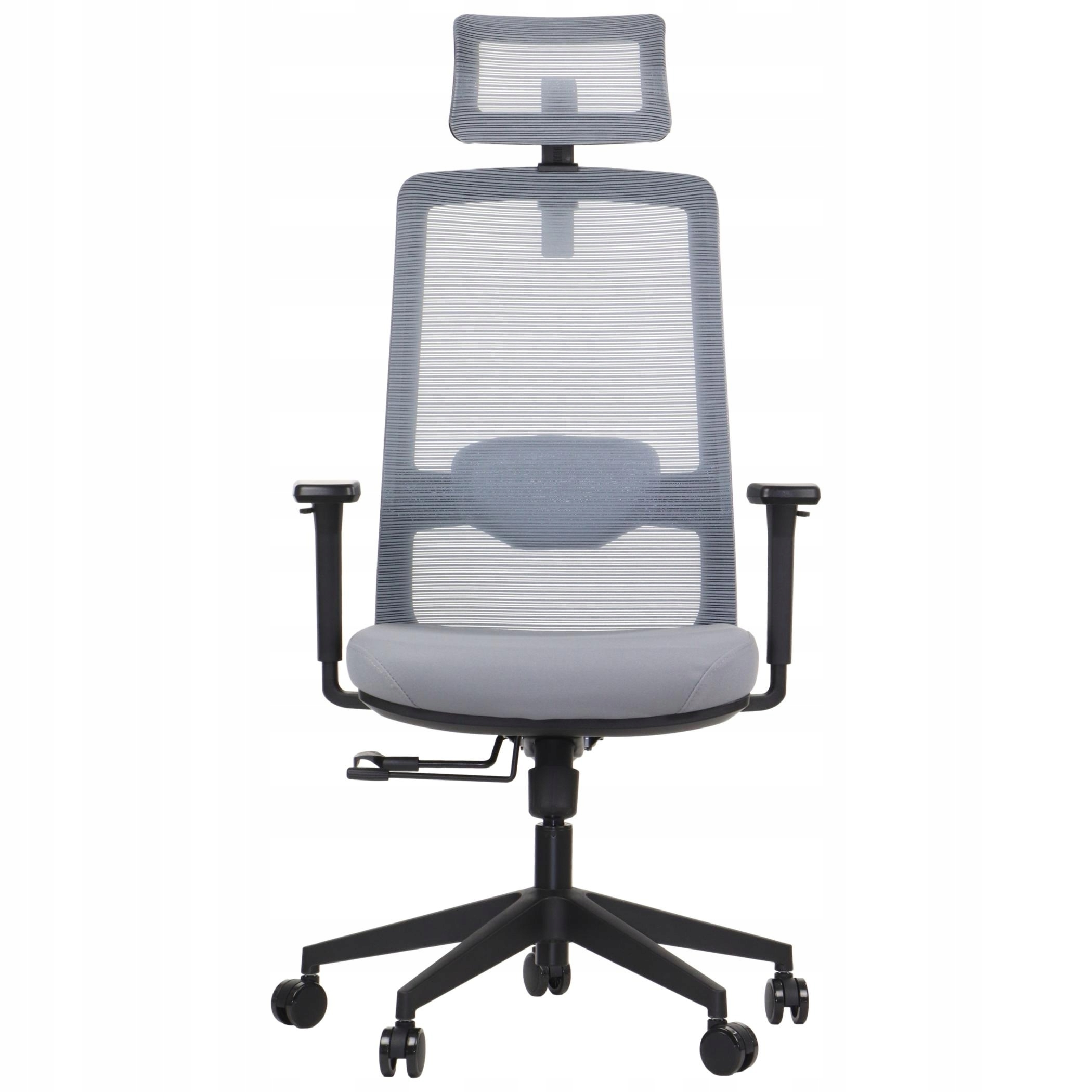 Krzesło Ergonomiczne Wister szare Mocne