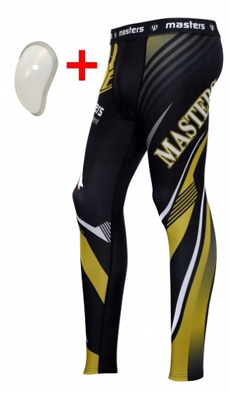 masters Spodnie Legginsy Z Suspensorem dl-mma M