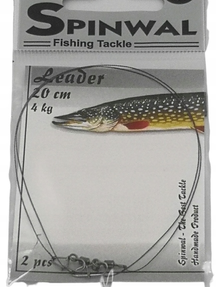 Przypon wolframowy 20cm 4kg Spinwal