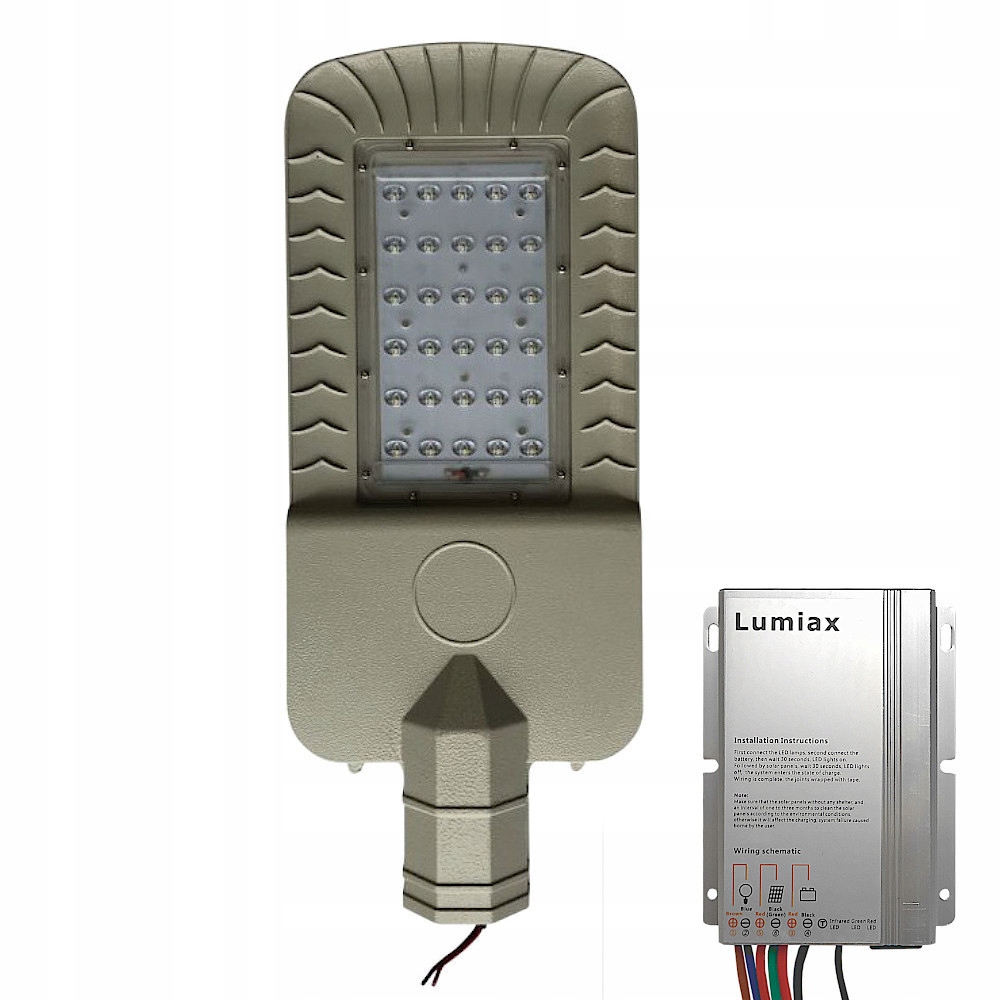 Led Pouliční Lampa Solární Lampa 12V/24V 30W