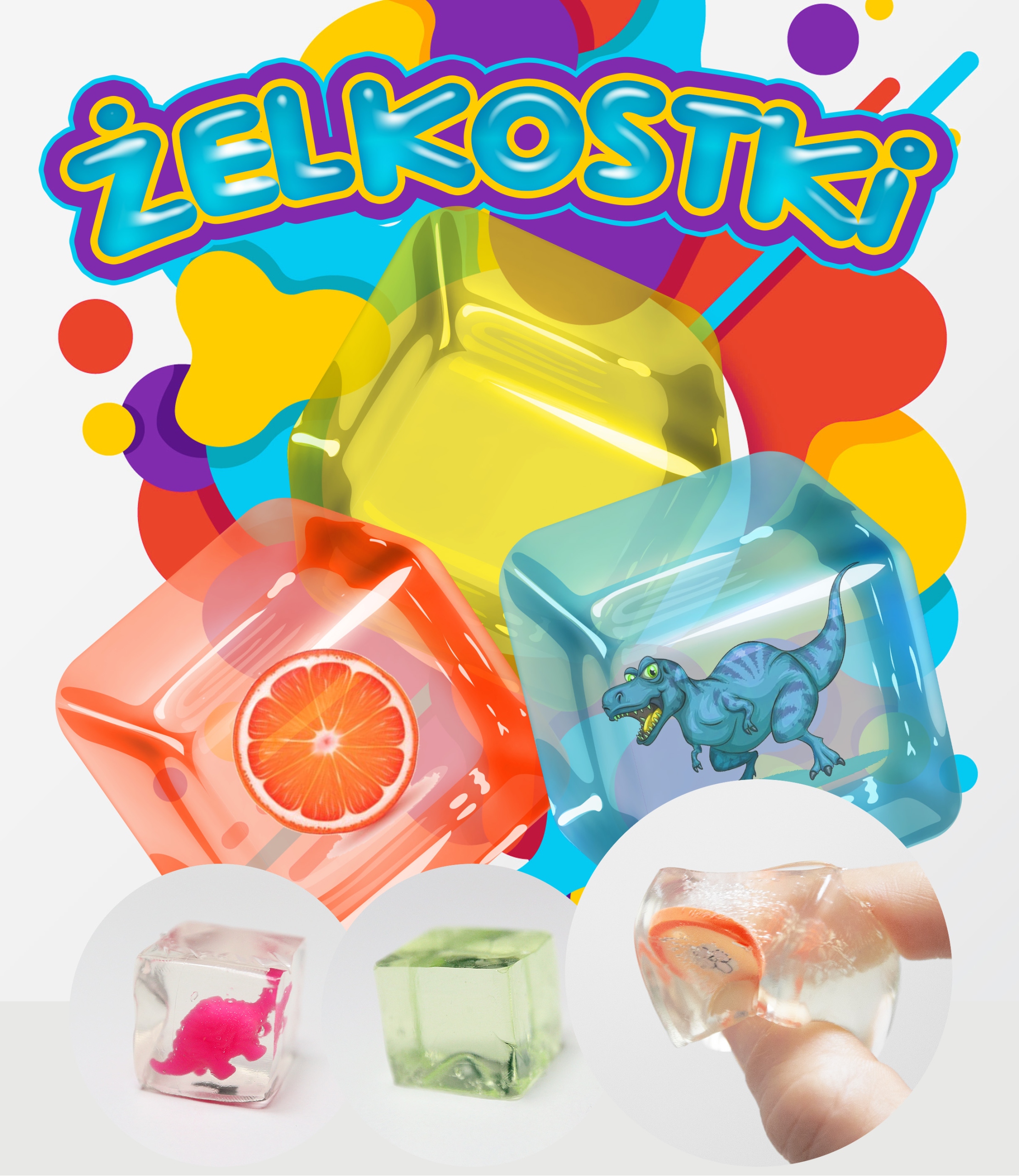 Zasyp do automatu Żelkostki wsad do autamatów 45-55mm piłka 100szt kapsuła