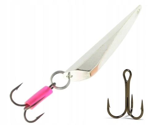 Błystka Podlodowa Podlodówka Perfekt Ice Fox Silver 2,7gr 2,2cm hook Bz