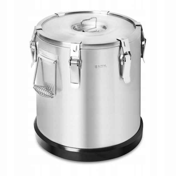 Obedový Termobox Royal Catering 22 L Gastronomická na potraviny strieborná