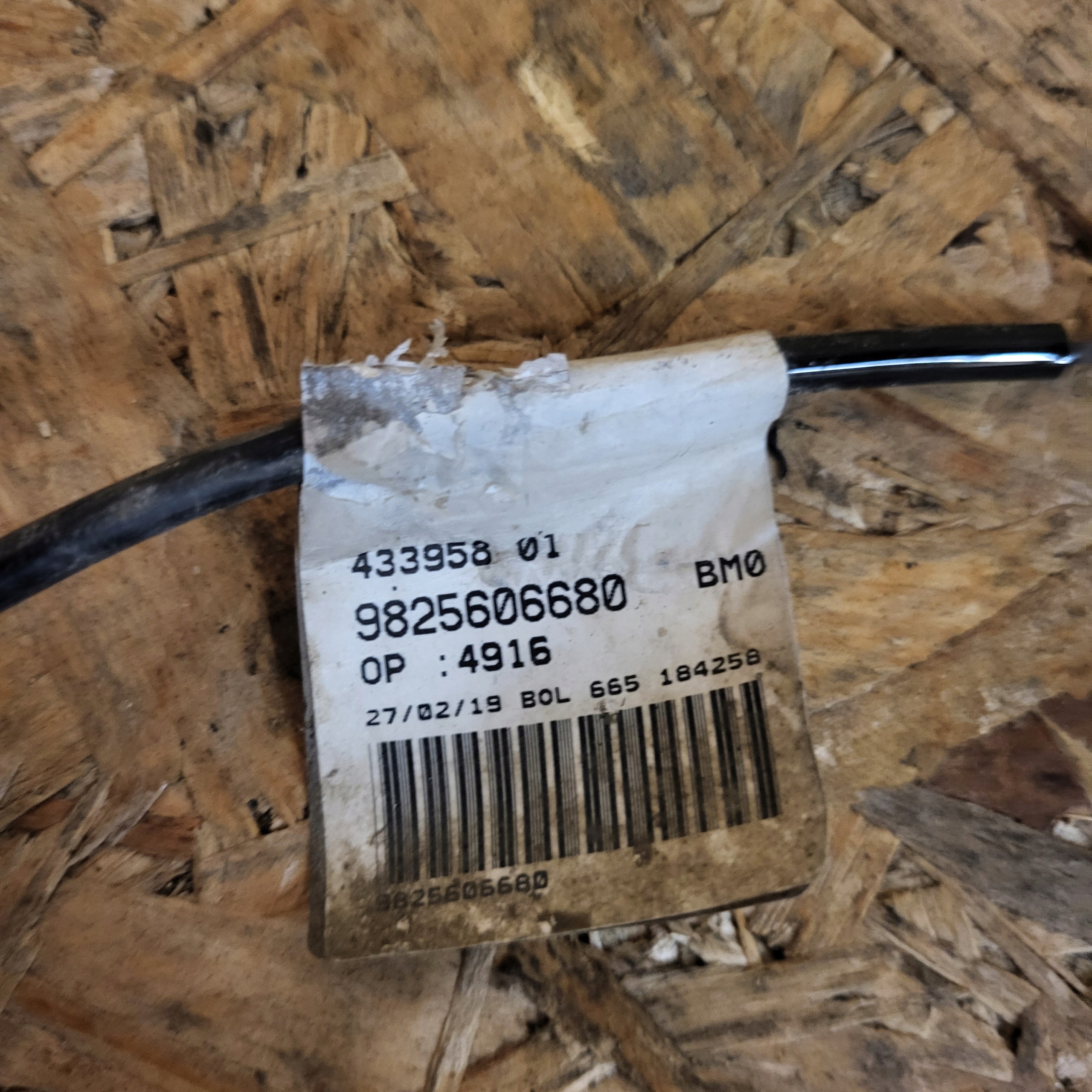 OPEL COMBO E BERLINGO RIFTER PROACE CITY bundle wiring ABS 9825606680