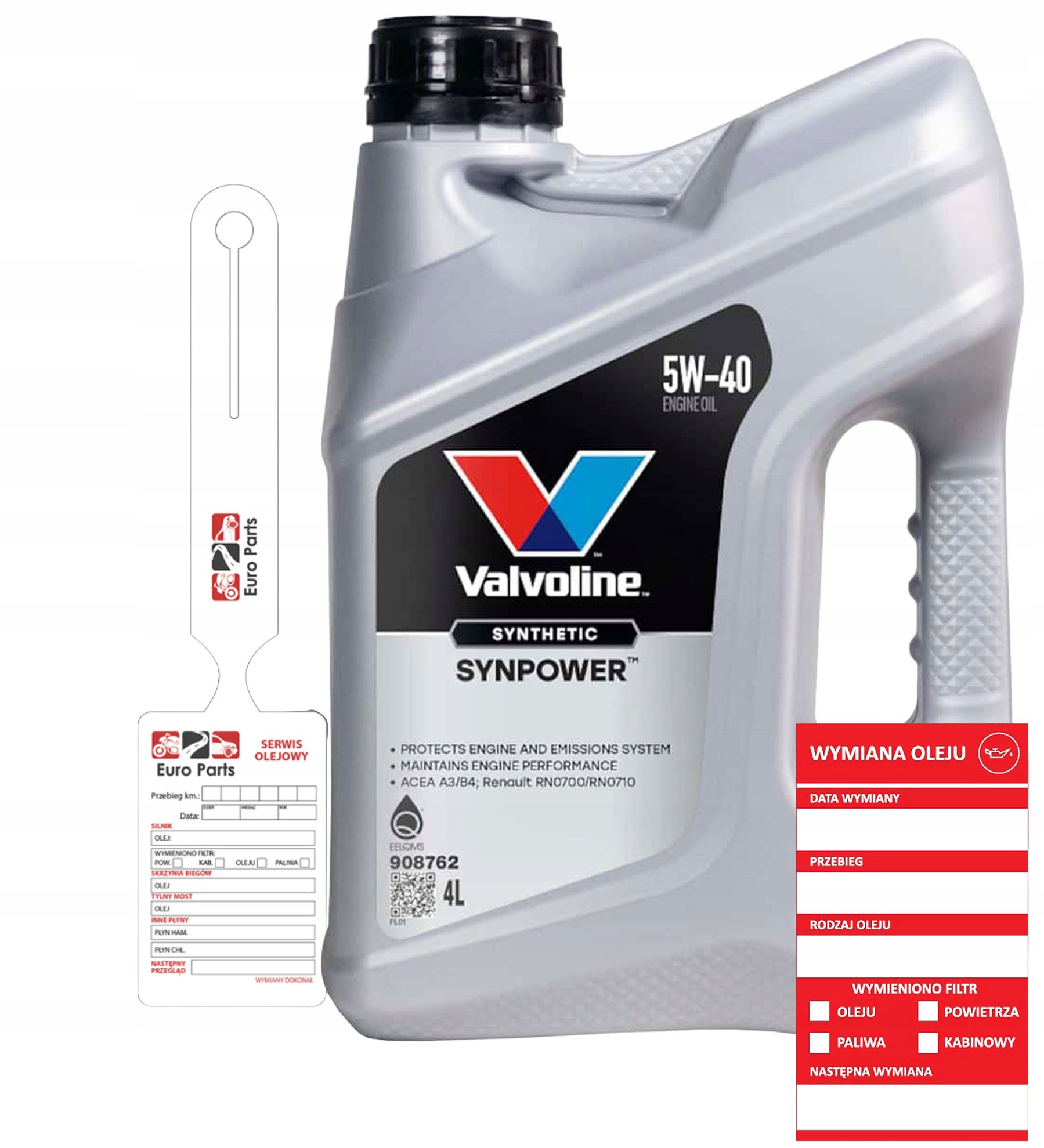 Olej Valvoline Synpower 5W40 4L A3/B4 Syntetyk