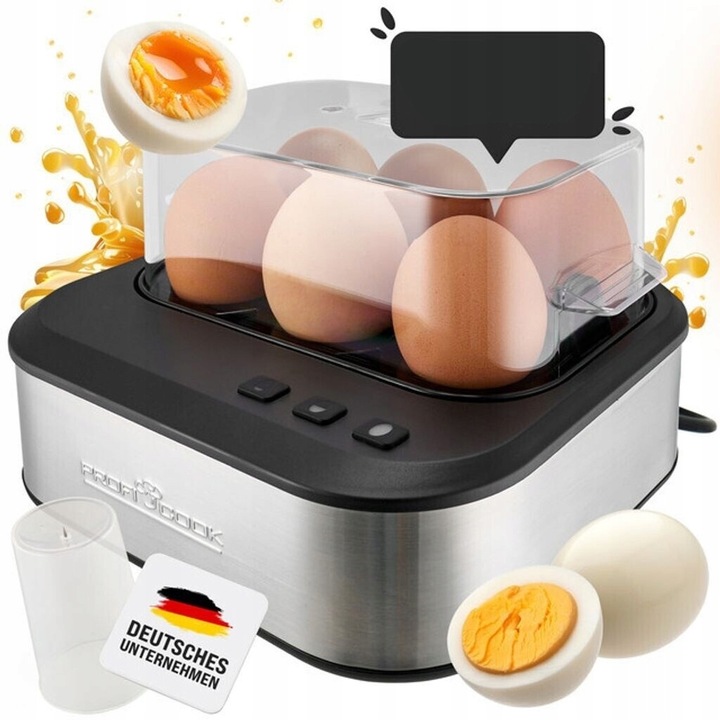 Vařič Vajec Vejcovar Automatický 6 Vajec Nastavení Tvrdosti Proficook 400W