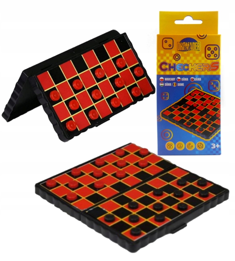 Warcaby Magnetyczne Mini Podróżne Na Magnes
