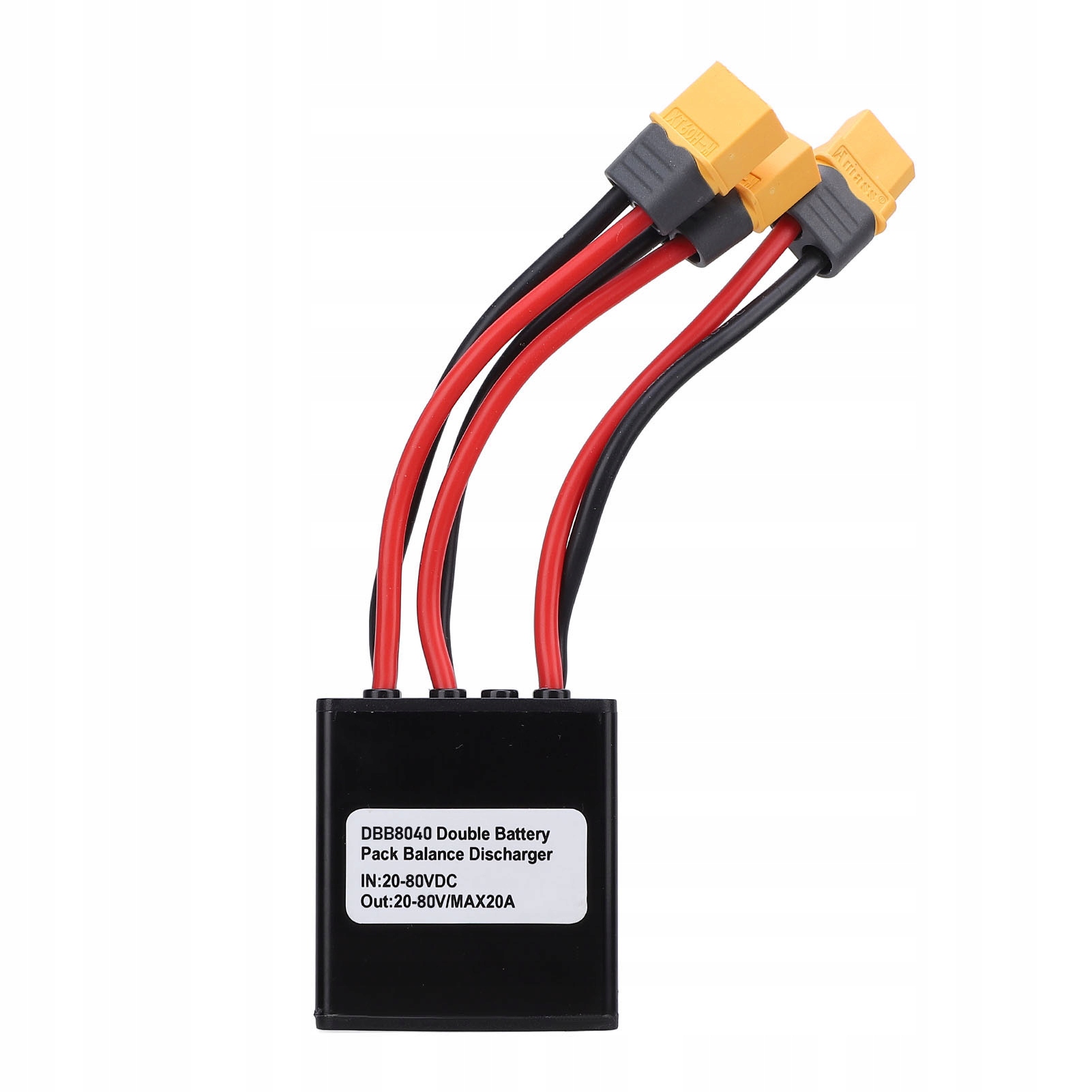 Dvojitý Měnič Vybíjení Baterie Akumulátoru DC20-80V Rozhraní XT60