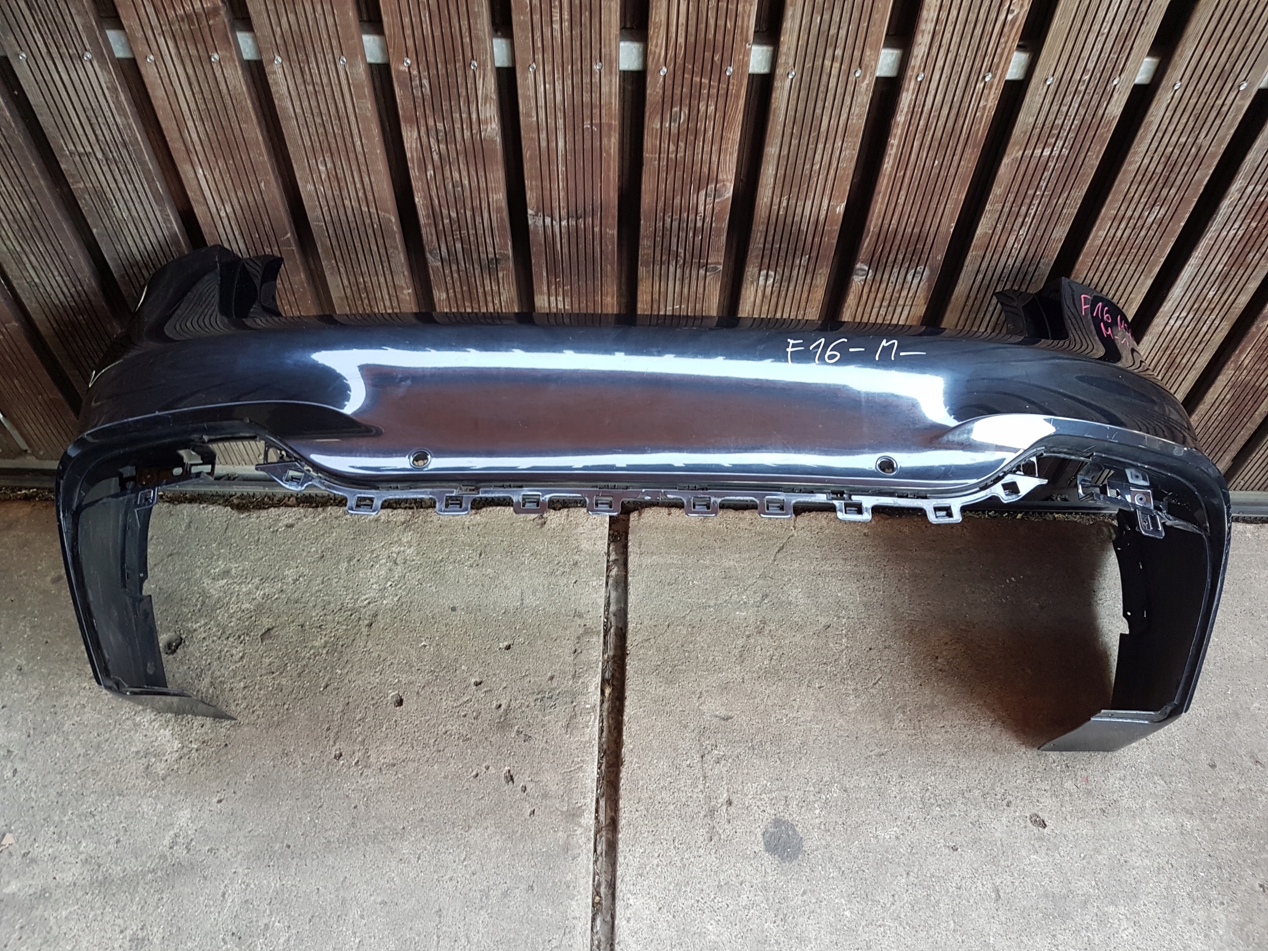 bumper rear BMW X6 F16 m-packet