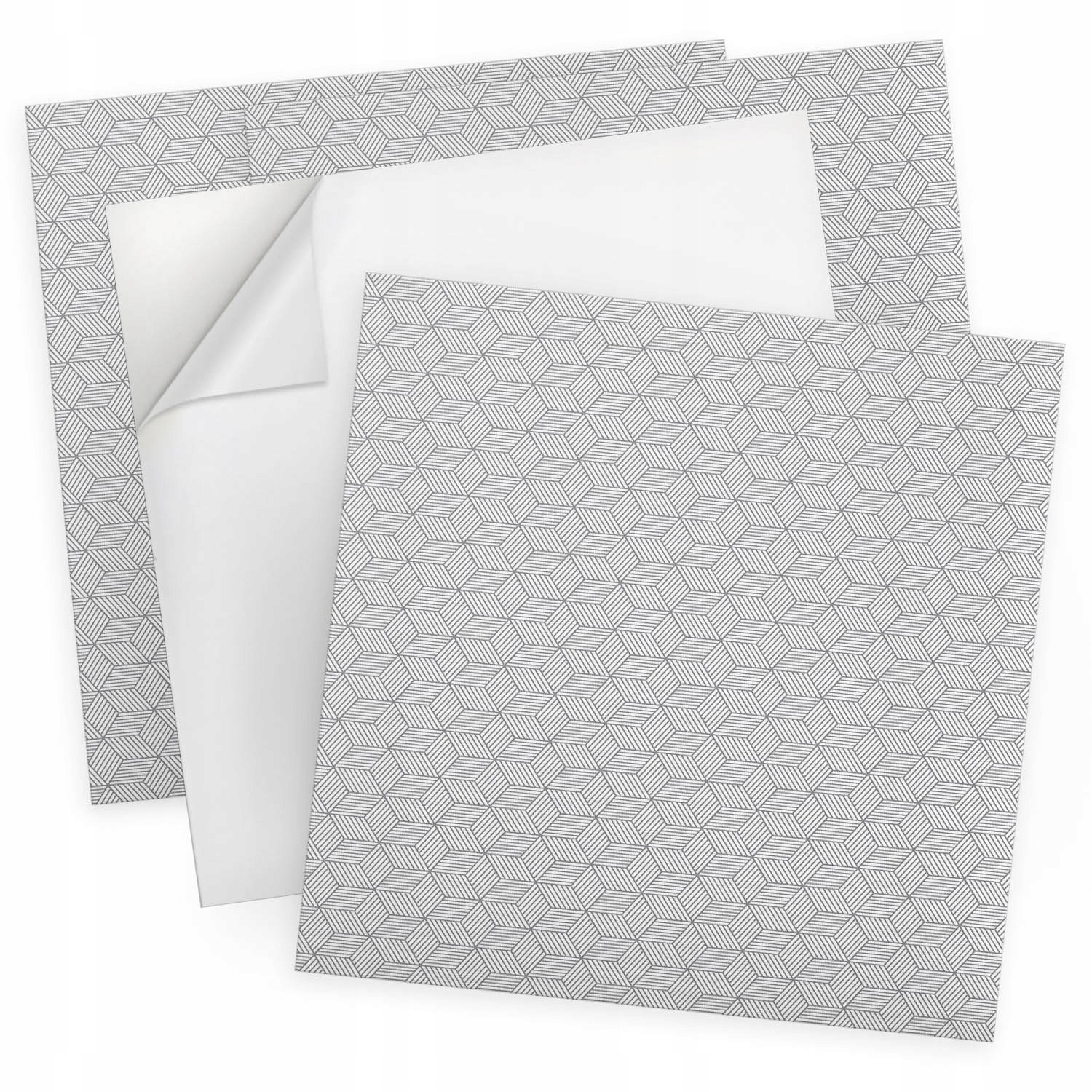Komplet Pvc vinylových panelů Vzor hexagonálních listů 4 ks 50x50 cm