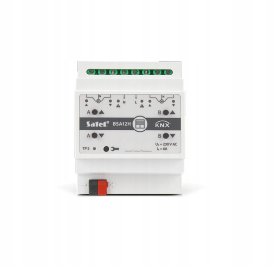 Satel Knx 2-kanálový žalúziový herec 230V Ac KNX-BSA12H
